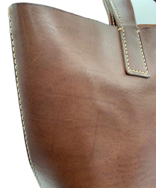 genten（ゲンテン）genten (ゲンテン) トートバッグ ブラウンの古着・服飾アイテム