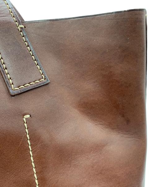 genten（ゲンテン）genten (ゲンテン) トートバッグ ブラウンの古着・服飾アイテム