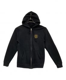 stussy（ステューシー）の古着「ジップパーカー」｜ブラック