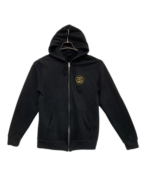 stussy（ステューシー）stussy (ステューシー) ジップパーカー ブラック サイズ:Mの古着・服飾アイテム
