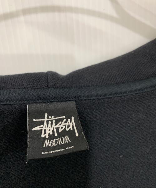 stussy（ステューシー）stussy (ステューシー) ジップパーカー ブラック サイズ:Mの古着・服飾アイテム