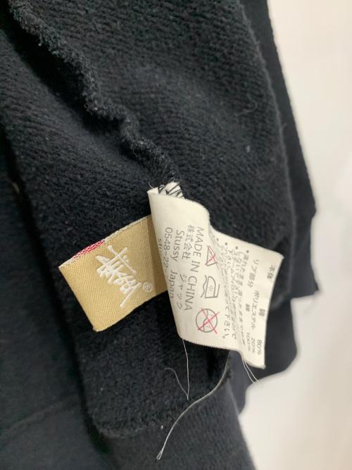 stussy（ステューシー）stussy (ステューシー) ジップパーカー ブラック サイズ:Mの古着・服飾アイテム
