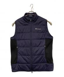 Champion（チャンピオン）の古着「中綿ベスト」｜ネイビー