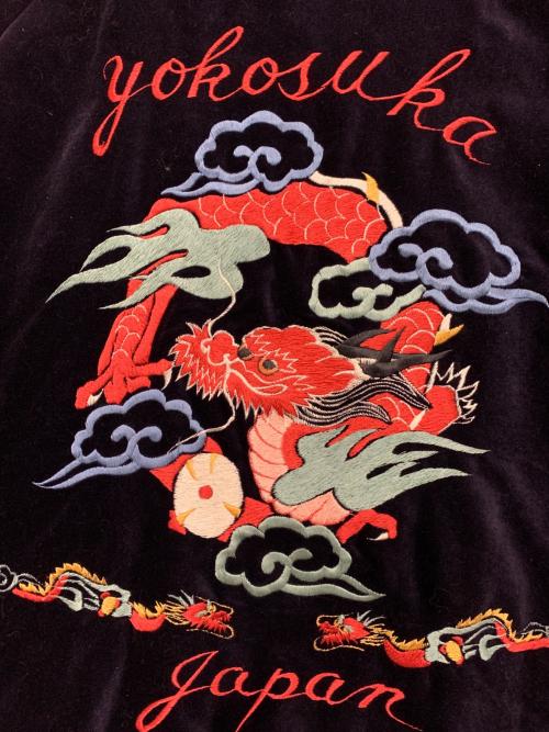 東洋エンタープライズ（トウヨウエンタープライズ）東洋エンタープライズ (トウヨウエンタープライズ) リバーシブルスカジャン ネイビー サイズ:Lの古着・服飾アイテム