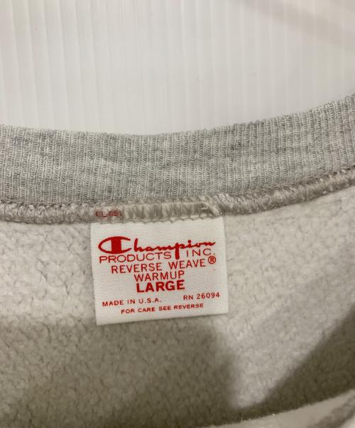 Champion REVERSE WEAVE（チャンピオン リバース ウィーブ）Champion REVERSE WEAVE (チャンピオン リバース ウィーブ) スウェットプルオーバー ライトグレー サイズ:Lの古着・服飾アイテム