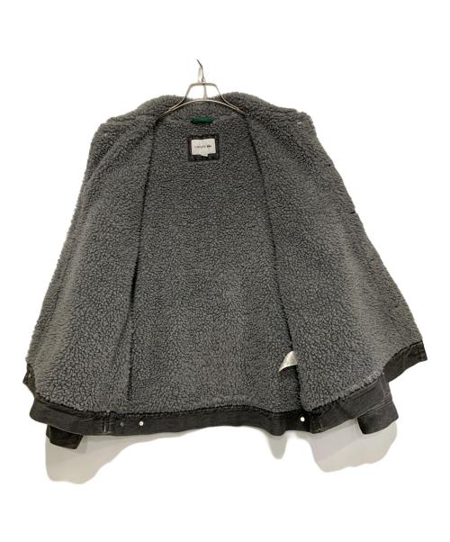 LACOSTE（ラコステ）LACOSTE (ラコステ) ボアライニングデニムジャケット グレー サイズ:Lの古着・服飾アイテム