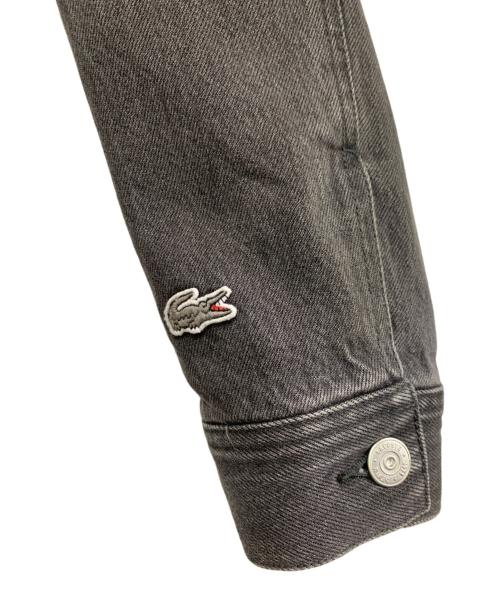LACOSTE（ラコステ）LACOSTE (ラコステ) ボアライニングデニムジャケット グレー サイズ:Lの古着・服飾アイテム