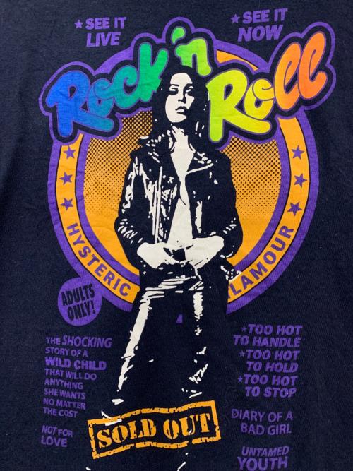 Hysteric Glamour（ヒステリックグラマー）Hysteric Glamour (ヒステリックグラマー) 半袖カットソー ブラック サイズ:FREEの古着・服飾アイテム