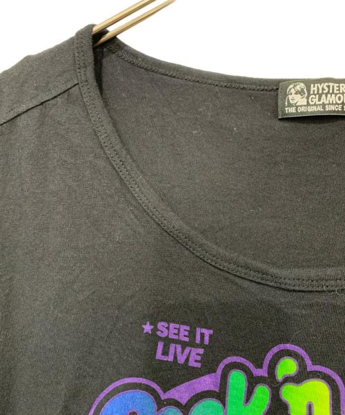 Hysteric Glamour（ヒステリックグラマー）Hysteric Glamour (ヒステリックグラマー) 半袖カットソー ブラック サイズ:FREEの古着・服飾アイテム