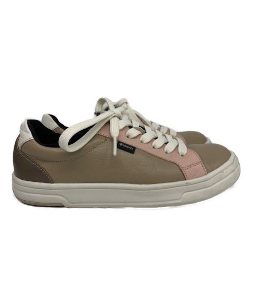madras Walk Gore-Tex（マドラス ウォーク ゴアテックス）madras Walk Gore-Tex (マドラス ウォーク ゴアテックス) ローカットスニーカー ブラウン×ピンク サイズ:22.5㎝の古着・服飾アイテム