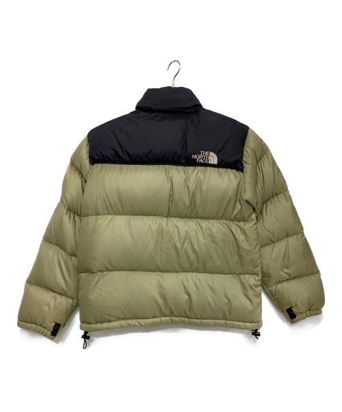 THE NORTH FACE（ザ ノース フェイス）THE NORTH FACE (ザ ノース フェイス) ヌプシダウンジャケット ブラック×カーキ サイズ:Mの古着・服飾アイテム