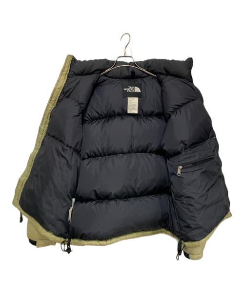 THE NORTH FACE（ザ ノース フェイス）THE NORTH FACE (ザ ノース フェイス) ヌプシダウンジャケット ブラック×カーキ サイズ:Mの古着・服飾アイテム
