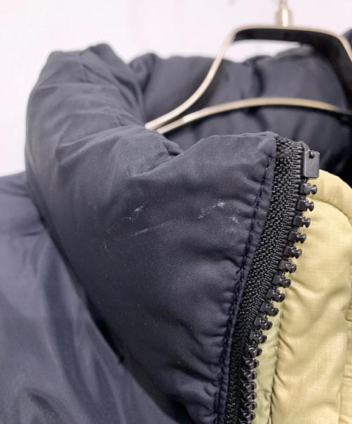 THE NORTH FACE（ザ ノース フェイス）THE NORTH FACE (ザ ノース フェイス) ヌプシダウンジャケット ブラック×カーキ サイズ:Mの古着・服飾アイテム