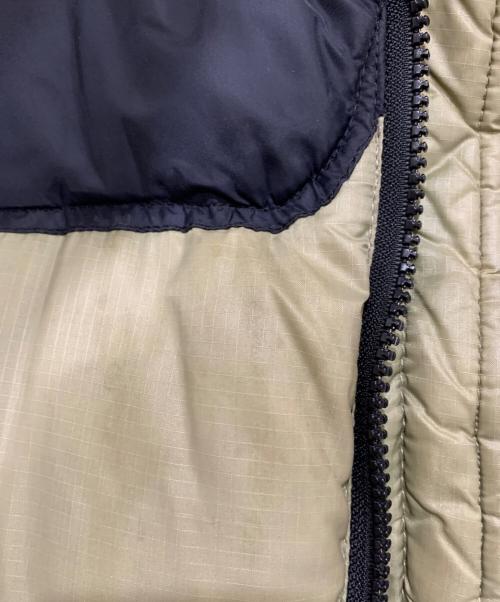 THE NORTH FACE（ザ ノース フェイス）THE NORTH FACE (ザ ノース フェイス) ヌプシダウンジャケット ブラック×カーキ サイズ:Mの古着・服飾アイテム