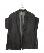 Dignite collierディニテ コリエ）の古着「半袖ジャケット」｜ブラック