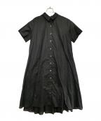 mizuiro-indミズイロインド）の古着「半袖ワンピース」｜ブラック