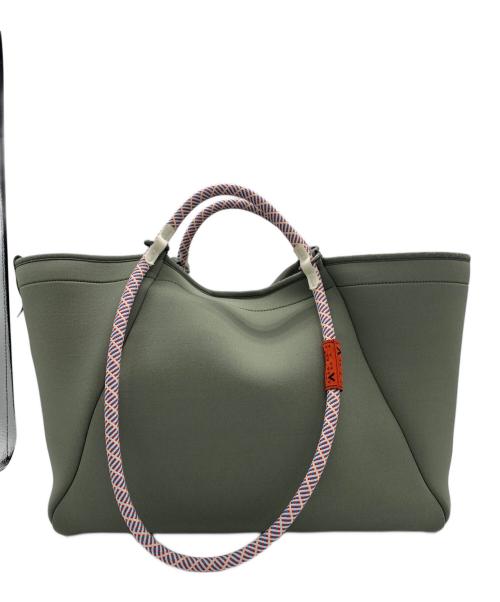 TOPOLOGIE（トポロジー）TOPOLOGIE (トポロジー) ハンドバッグ オリーブの古着・服飾アイテム