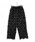crinkle crinkle crinkle（クリンクル クリンクル クリンクル）の古着「3Dエンブロイダリードットパンツ」｜ブラック