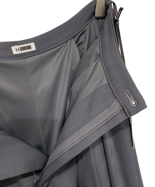 H BEAUTY&YOUTH（エイチ ビューティー&ユース）H BEAUTY&YOUTH (エイチ ビューティー&ユース) 4タックワイドパンツ グレー サイズ:Mの古着・服飾アイテム