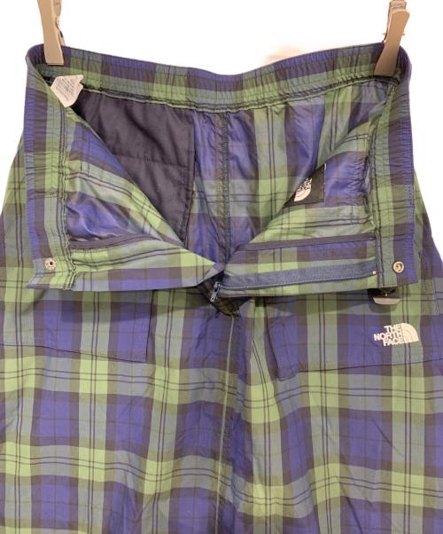 THE NORTH FACE（ザ ノース フェイス）THE NORTH FACE (ザ ノース フェイス) ノベルティコンパクトスカート グリーン×ネイビー サイズ:Lの古着・服飾アイテム