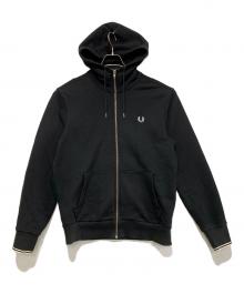 FRED PERRY（フレッドペリー）の古着「ジップパーカー」｜ブラック