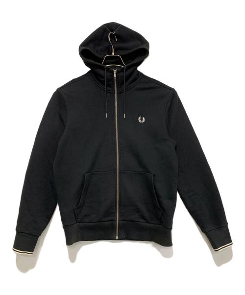 FRED PERRY（フレッドペリー）FRED PERRY (フレッドペリー) ジップパーカー ブラック サイズ:Mの古着・服飾アイテム