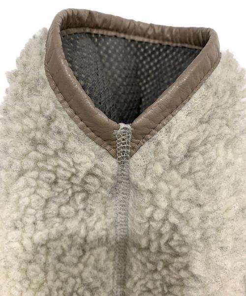 Americana（アメリカーナ）Americana (アメリカーナ) BEAUTY&YOUTH (ビューティーアンドユース) ボアジャケット グレー サイズ:-の古着・服飾アイテム