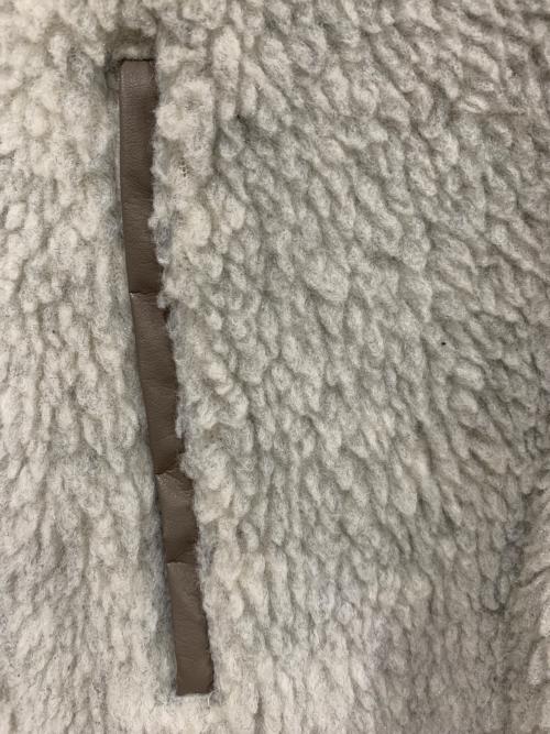 Americana（アメリカーナ）Americana (アメリカーナ) BEAUTY&YOUTH (ビューティーアンドユース) ボアジャケット グレー サイズ:-の古着・服飾アイテム