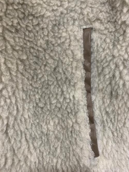 Americana（アメリカーナ）Americana (アメリカーナ) BEAUTY&YOUTH (ビューティーアンドユース) ボアジャケット グレー サイズ:-の古着・服飾アイテム