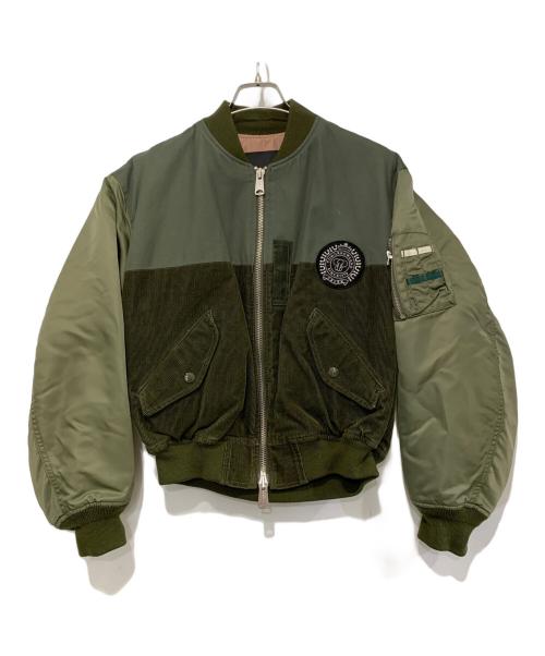 CABAN（キャバン）CABAN (キャバン) リバーシブルブルゾン グリーン サイズ:XXSの古着・服飾アイテム