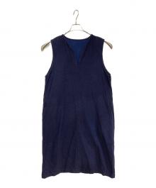 中川政七商店（ナカガワマサシチショウテン）の古着「ノースリーブワンピース」｜ネイビー