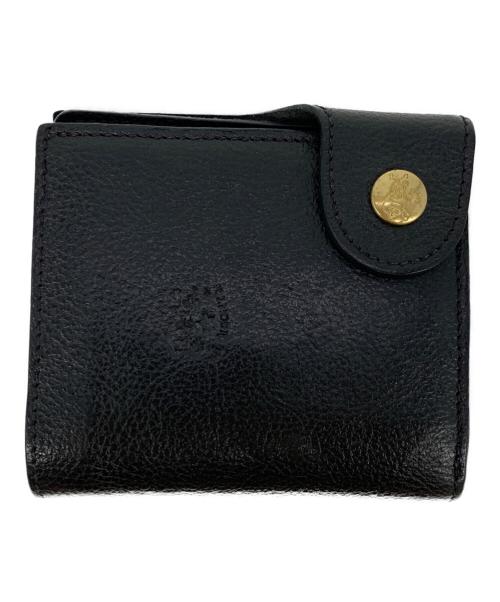 IL BISONTE（イル ビゾンテ）IL BISONTE (イル ビゾンテ) 2つ折り財布 ブラックの古着・服飾アイテム