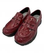 NEW BALANCEニューバランス）の古着「ローファー」｜ボルドー