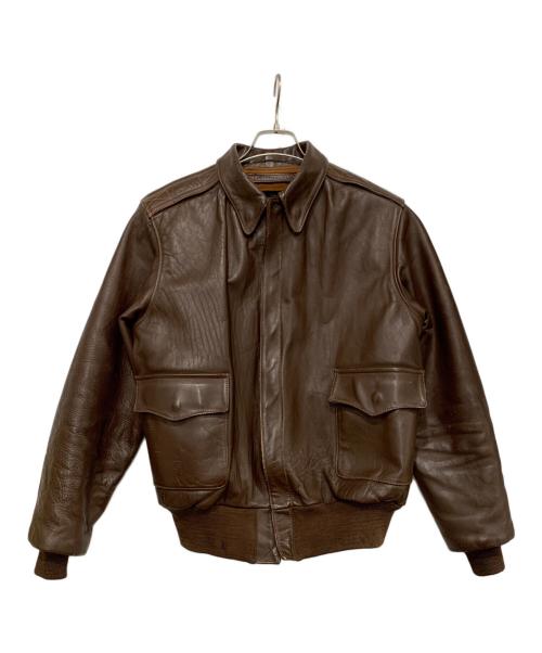 J.A DUBOW（デュボウ）J.A DUBOW (デュボウ) TYPE A-2 フライトジャケット ブラウン サイズ:38の古着・服飾アイテム