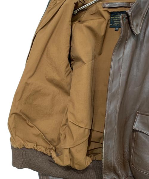 J.A DUBOW（デュボウ）J.A DUBOW (デュボウ) TYPE A-2 フライトジャケット ブラウン サイズ:38の古着・服飾アイテム