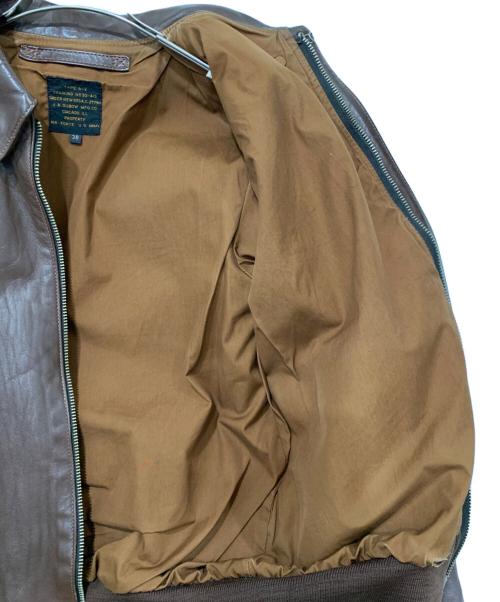 J.A DUBOW（デュボウ）J.A DUBOW (デュボウ) TYPE A-2 フライトジャケット ブラウン サイズ:38の古着・服飾アイテム