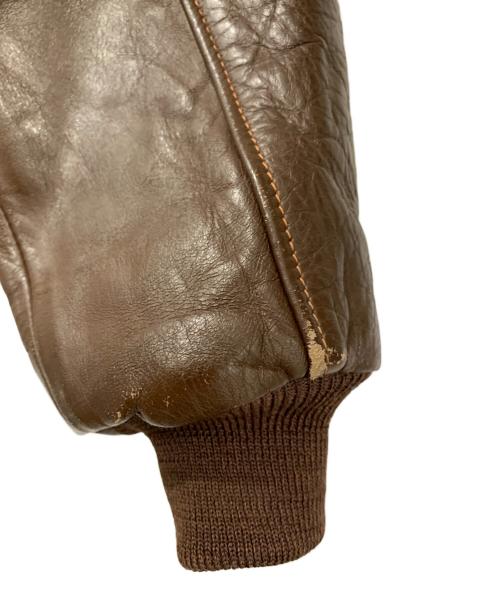 J.A DUBOW（デュボウ）J.A DUBOW (デュボウ) TYPE A-2 フライトジャケット ブラウン サイズ:38の古着・服飾アイテム