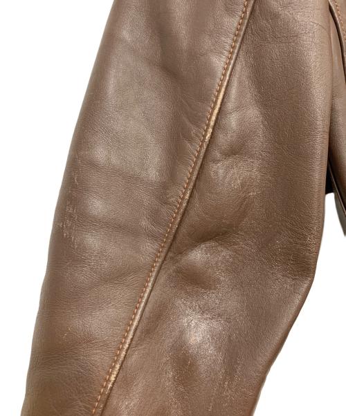 J.A DUBOW（デュボウ）J.A DUBOW (デュボウ) TYPE A-2 フライトジャケット ブラウン サイズ:38の古着・服飾アイテム