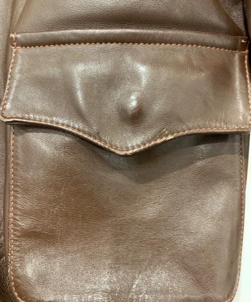 J.A DUBOW（デュボウ）J.A DUBOW (デュボウ) TYPE A-2 フライトジャケット ブラウン サイズ:38の古着・服飾アイテム