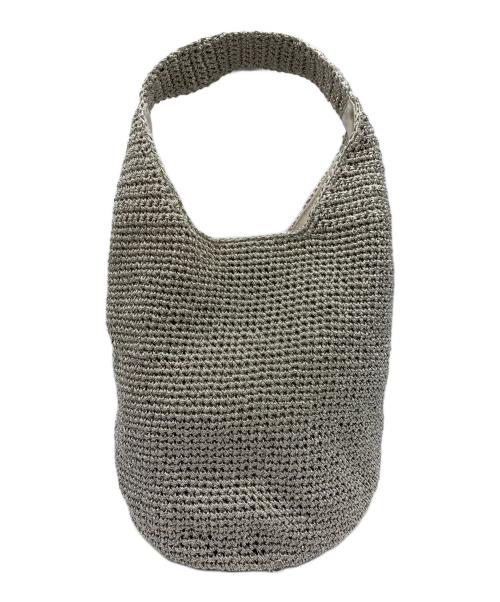 BEAUTY&YOUTH（ビューティーアンドユース）BEAUTY&YOUTH (ビューティーアンドユース) メタルコードワンハンドルショルダーバッグ シルバーの古着・服飾アイテム