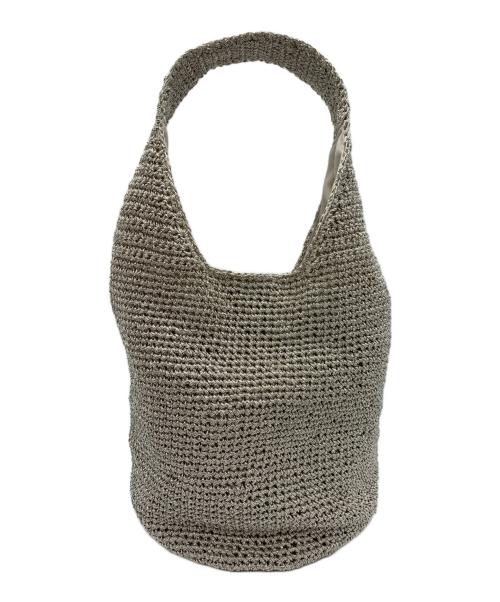 BEAUTY&YOUTH（ビューティーアンドユース）BEAUTY&YOUTH (ビューティーアンドユース) メタルコードワンハンドルショルダーバッグ シルバーの古着・服飾アイテム