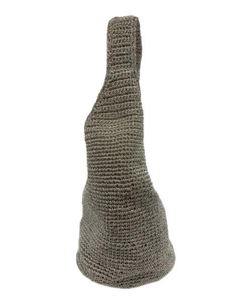 BEAUTY&YOUTH（ビューティーアンドユース）BEAUTY&YOUTH (ビューティーアンドユース) メタルコードワンハンドルショルダーバッグ シルバーの古着・服飾アイテム