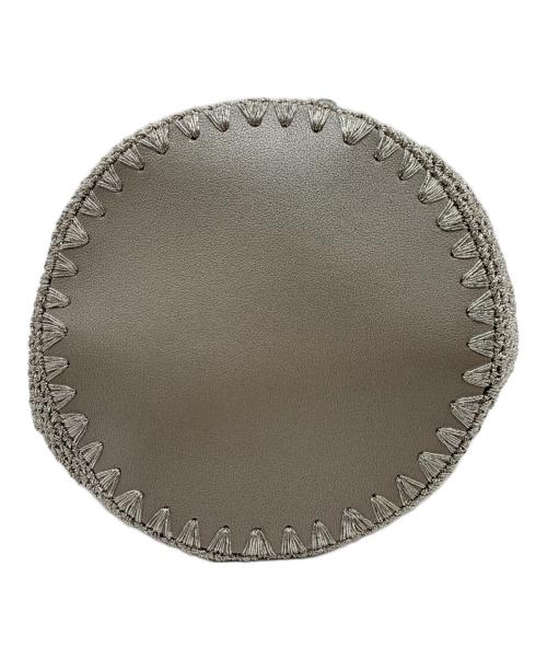 BEAUTY&YOUTH（ビューティーアンドユース）BEAUTY&YOUTH (ビューティーアンドユース) メタルコードワンハンドルショルダーバッグ シルバーの古着・服飾アイテム