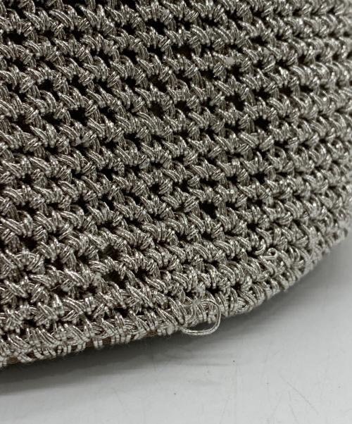 BEAUTY&YOUTH（ビューティーアンドユース）BEAUTY&YOUTH (ビューティーアンドユース) メタルコードワンハンドルショルダーバッグ シルバーの古着・服飾アイテム