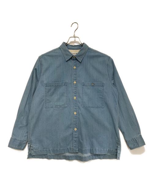 LACOSTE（ラコステ）LACOSTE (ラコステ) 長袖シャツ ブルー サイズ:Mの古着・服飾アイテム