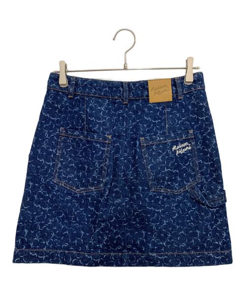 maison kitsune（メゾンキツネ）MAISON KITSUNE (メゾンキツネ) デニムスカート インディゴ サイズ:27の古着・服飾アイテム