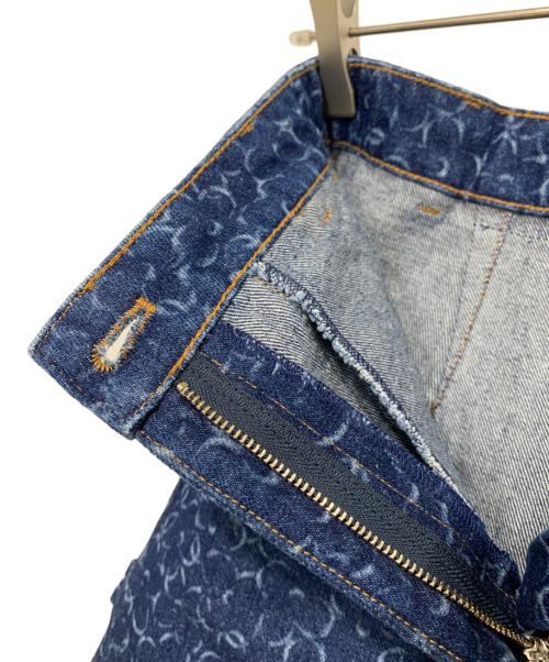 maison kitsune（メゾンキツネ）MAISON KITSUNE (メゾンキツネ) デニムスカート インディゴ サイズ:27の古着・服飾アイテム