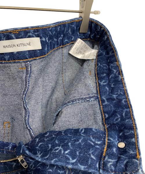 maison kitsune（メゾンキツネ）MAISON KITSUNE (メゾンキツネ) デニムスカート インディゴ サイズ:27の古着・服飾アイテム
