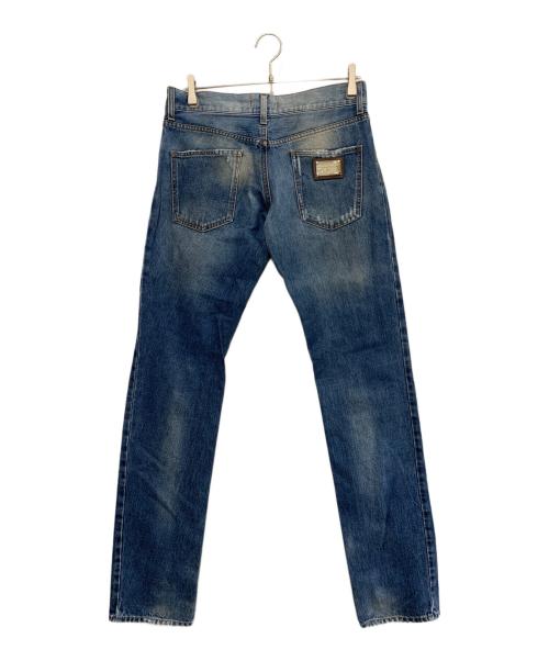 DOLCE & GABBANA（ドルチェ＆ガッバーナ）DOLCE & GABBANA (ドルチェ＆ガッバーナ) デニムパンツ インディゴ サイズ:46の古着・服飾アイテム
