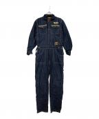 VANSONバンソン）の古着「デニムカバーオール」｜インディゴ